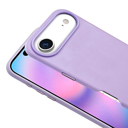 iPhone 17 Air Kılıf M-safe Şarj Özellikli PU Deri Görünümlü Kupra Kılıf