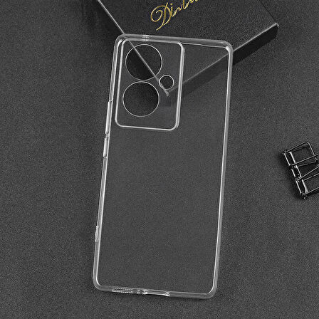 Vivo V29 Lite 5G Kılıf Şeffaf İnce ve Esnek Süper Silikon Kılıf