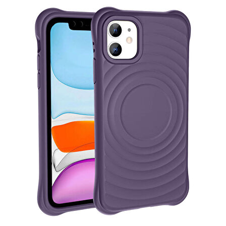 iPhone 11 Magsafe Şarj Özellikli Airbagli Mat Görünümlü Hepi Kılıf