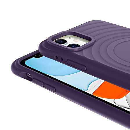 iPhone 11 Magsafe Şarj Özellikli Airbagli Mat Görünümlü Hepi Kılıf