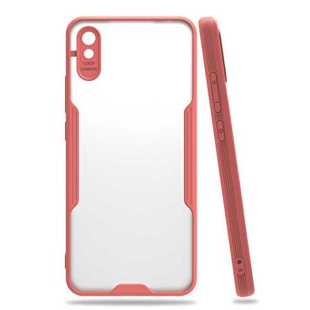 Xiaomi Redmi 9A Kılıf Parfe Kenarları Pastel Renk Silikon Kılıf