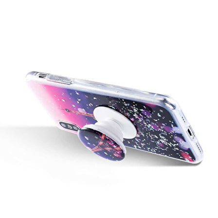 iPhone XS Max Kılıf Pop Soketli Vale Silikon Kılıf