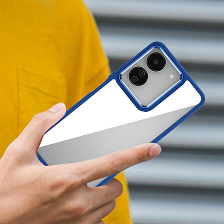 Xiaomi Redmi 13C Kılıf Flora Buton,Kenar Çevresi Renkli Kılıf