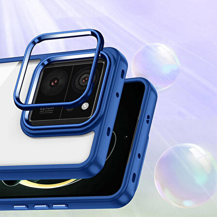 Xiaomi Mi 13T Pro Kılıf Flora Buton,Kenar Çevresi Renkli Kılıf