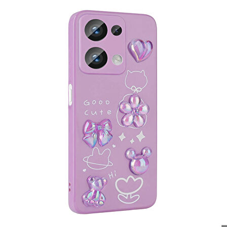 Xiaomi Poco M6 Pro 4G Kılıf Kabartma Figürlü Parlak Toys Silikon Kılıf