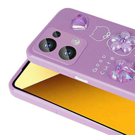 Xiaomi Poco M6 Pro 4G Kılıf Kabartma Figürlü Parlak Toys Silikon Kılıf