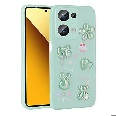 Xiaomi Poco M6 Pro 4G Kılıf Kabartma Figürlü Parlak Toys Silikon Kılıf
