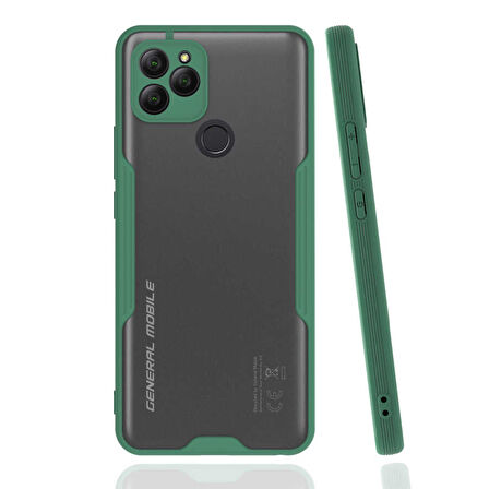 General Mobile 21 Kılıf Parfe Kenarları Pastel Renk Silikon Kılıf