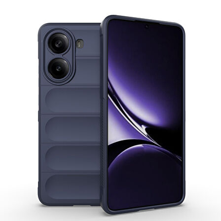 Xiaomi Poco X7 Pro Kılıf Esnek TPU Oyuklu Arka Yüzey Tasarımlı Etnik Silikon Kılıf