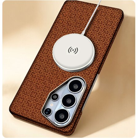 Galaxy S26 Ultra Kılıf M-Safe Şarj Özellikli Paris Vax Sert PC Kılıf