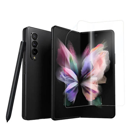 Galaxy Z Fold 3 Zore Hizalama Aparatlı S-Fit Body Ekran Koruyucu