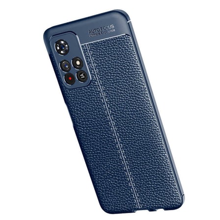 Xiaomi Poco M4 Pro 5G Kılıf Zore Niss Deri Desenli Silikon Kılıf