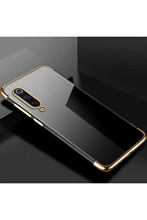 Xiaomi Mi 9 Kılıf Dört Köşeli Lazer Silikon Kılıf