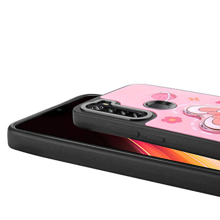 Xiaomi Redmi Note 8 Kılıf Parlayan Kabartmalı İkonik Figürlü Amas Silikon Kılıf