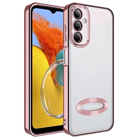 Galaxy M14 Kılıf Kamera Korumalı Logo Gösteren Zore Omega Kılıf