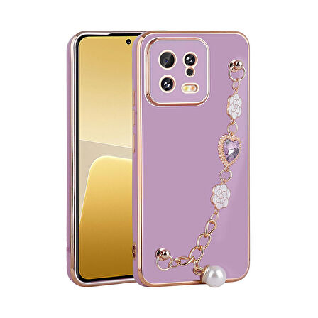 Xiaomi Mi 13 Kılıf El Tutamaçlı Kamera Korumalı Zore Taka Silikon Kapak