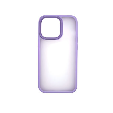 iPhone 13 Pro Max Kılıf Kenarları Renkli Arkası Mat Kılıf