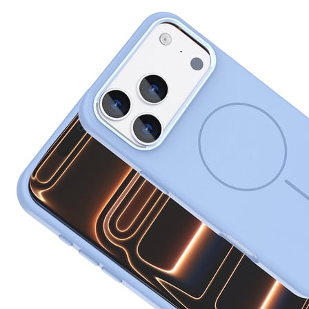 iPhone 18 Pro Max Kılıf M-Safe Şarj Özellikli Metal Kamera Çerçeveli Edi Silikon Kılıf