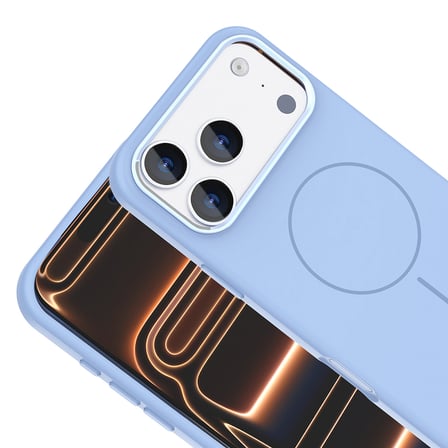 iPhone 18 Pro Max Kılıf M-Safe Şarj Özellikli Metal Kamera Çerçeveli Edi Silikon Kılıf