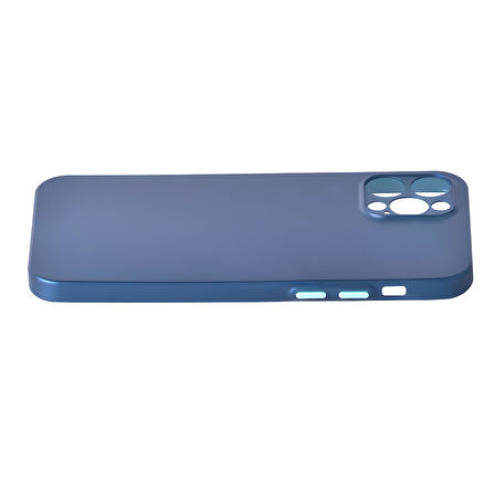 iPhone 12 Pro Max Kılıf ​​​​Slims Mat ve Ultra İnce Kılıf