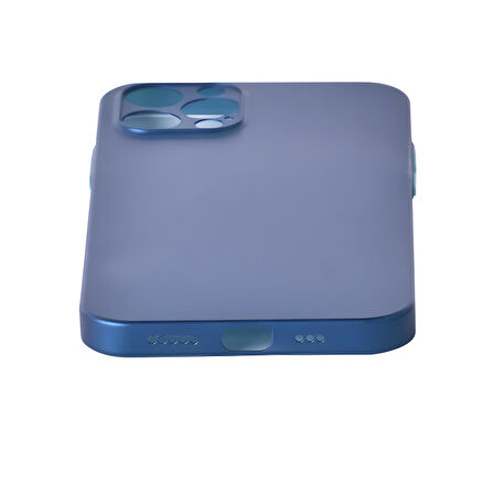 iPhone 12 Pro Max Kılıf ​​​​Slims Mat ve Ultra İnce Kılıf