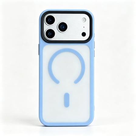iPhone 18 Pro Max Kılıf Mat Arka Yüzey Wireless Şarj Özellikli Flet M-safe Kılıf