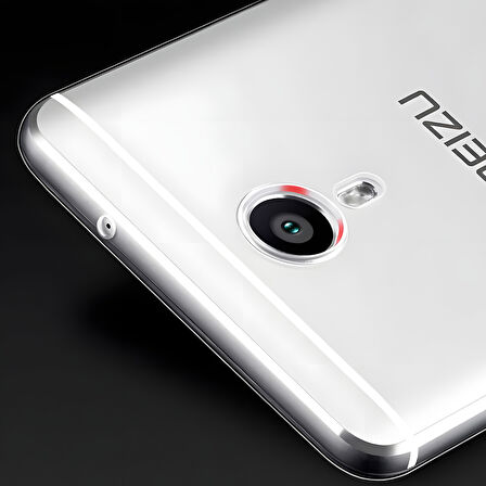 Meizu M6 Kılıf Şeffaf İnce ve Esnek Süper Silikon Kılıf