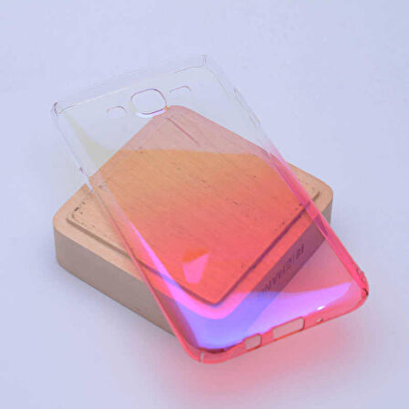 Galaxy J7 Parlak Renk Geçişli Kılıf