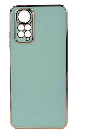 Xiaomi Redmi Note 12 4G Kılıf Bark Kenarları Altın Renk Kılıf