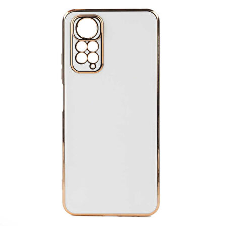 Xiaomi Redmi Note 12 4G Kılıf Bark Kenarları Altın Renk Kılıf