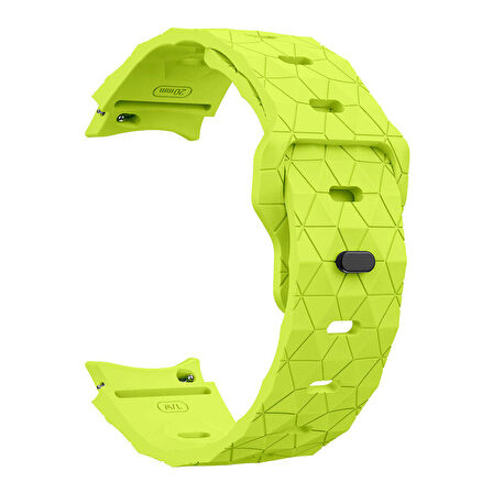 Galaxy Waych 5 44mm KRD-116 20mm Futbol Desenli Spor Tasarımlı Silikon Kordon