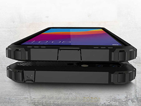 Huawei Y6 2018 Kılıf Crash Zırh Silikon Kılıf