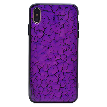 iPhone XS Max Mermer Desenli Pane Kılıf