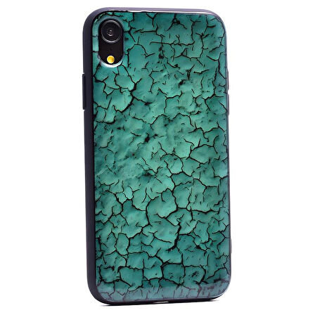 iPhone XR Mermer Desenli Pane Kılıf