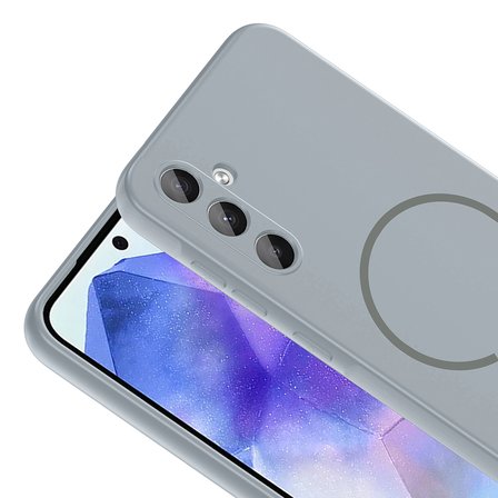 Galaxy A57 Kılıf M-safe Şarj Özellikli Meta Kılıf