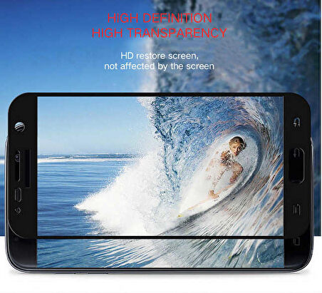 Galaxy A3 2016 Ekranı Tam Kaplayan Düz Cam Koruyucu