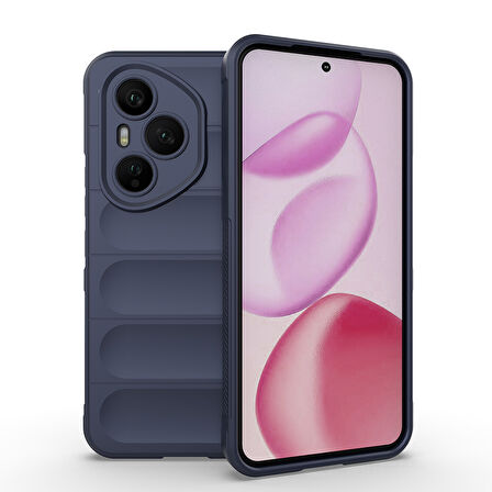 Honor 400 Pro Kılıf Esnek TPU Oyuklu Arka Yüzey Tasarımlı Etnik Silikon Kılıf