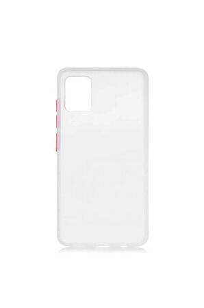 Galaxy A91 / Galaxy S10 Lite Kılıf Fri Mat Yüzey Renkli Kenar Kılıf