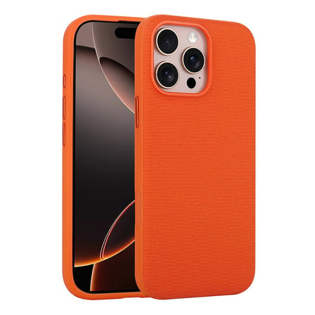 iPhone 16 Pro Kılıf M-Safe Şarj Özellikli Kumaş Tasarımlı Miami Sert PC Kılıf