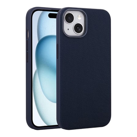 iPhone 14 / İphone 13 Kılıf M-Safe Şarj Özellikli Kumaş Tasarımlı Miami Sert PC Kılıf