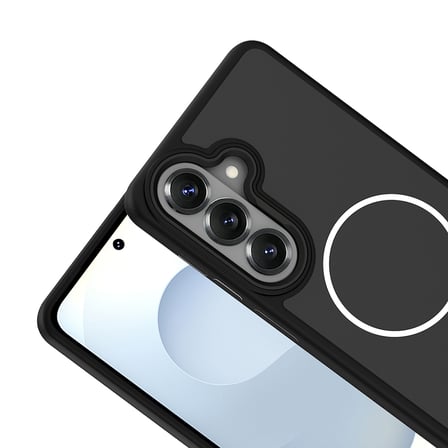 Galaxy S26 Plus Kılıf M-Safe Şarj Özellikli Metal Kamera Çerçeveli Sanremo Silikon Kılıf