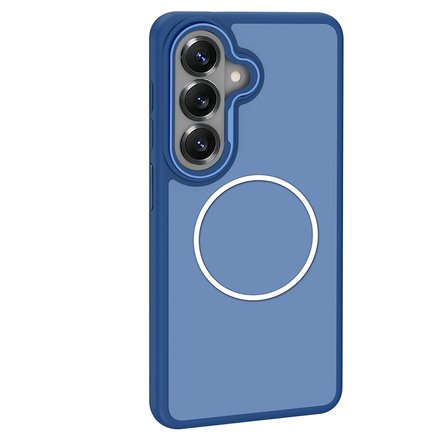 Galaxy S26 Kılıf M-Safe Şarj Özellikli Metal Kamera Çerçeveli Sanremo Silikon Kılıf