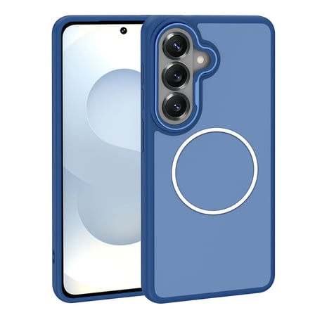 Galaxy S26 Kılıf M-Safe Şarj Özellikli Metal Kamera Çerçeveli Sanremo Silikon Kılıf