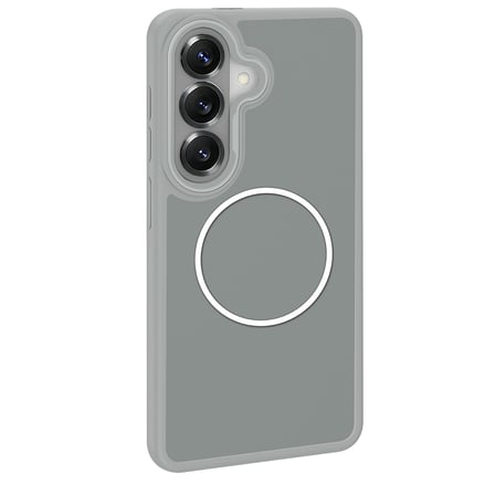 Galaxy S26 Kılıf M-Safe Şarj Özellikli Metal Kamera Çerçeveli Sanremo Silikon Kılıf