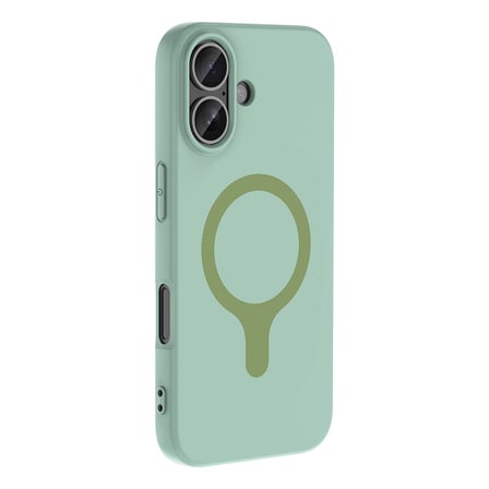 iPhone 17 Kılıf M-Safe Şarj Özellikli Aris Silikon Kılıf Turkuaz