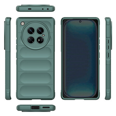 İnfinix Zero 40 5G Kılıf Esnek TPU Oyuklu Arka Yüzey Tasarımlı Etnik Silikon Kılıf