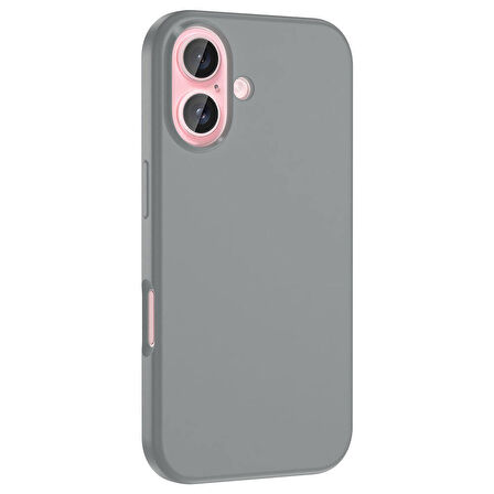 iPhone 16 Plus Kılıf Magsafe Şarj Özellikli Sıvı Teknolojili Silinebilir Sert Kivi Kılıf