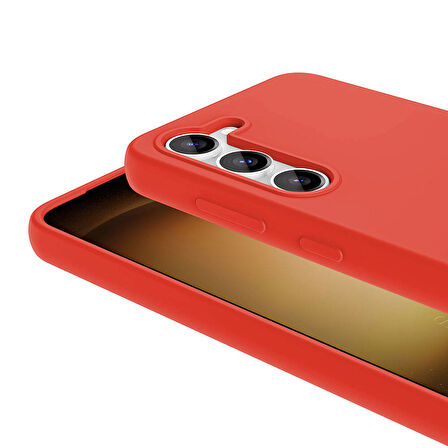 Galaxy S23 Kılıf Magsafe Şarj Özellikli Sıvı Teknolojili Silinebilir Sert Kivi Kılıf