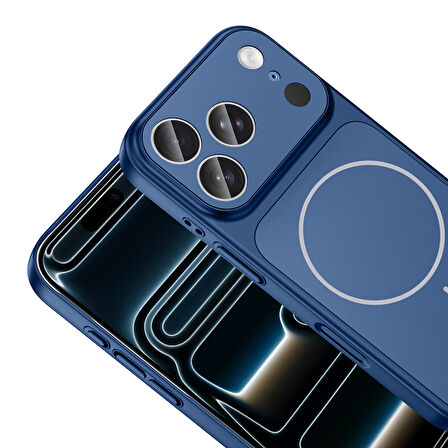 iPhone 17 Pro Max Kılıf M-Safe Şarj Özellikli Kamera Korumalı Formen Kılıf