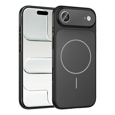 iPhone 17 Air Kılıf M-Safe Şarj Özellikli Kamera Korumalı Formen Kılıf